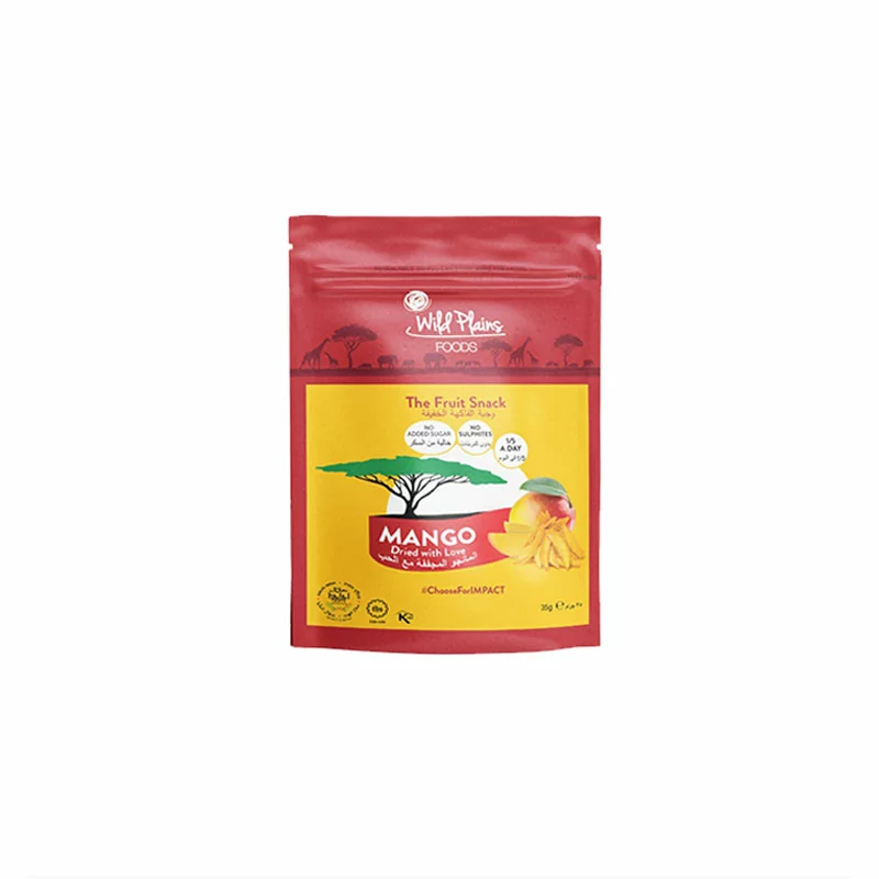 Wild Plains Dried Foods Organic Mango 35g Diced, No Added Sugar, No Sulphates