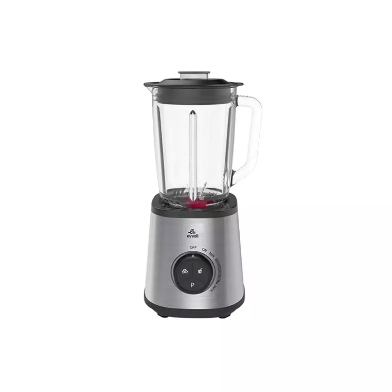 Evvoli Premium Table Blender 1500W with Jar of 1.5L & Smart Program Selection EVKA-BL15SB