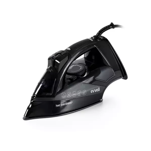 Evvoli Steam Iron with Ceramic Soleplate 2800W Purple/Black EVIR-5MB