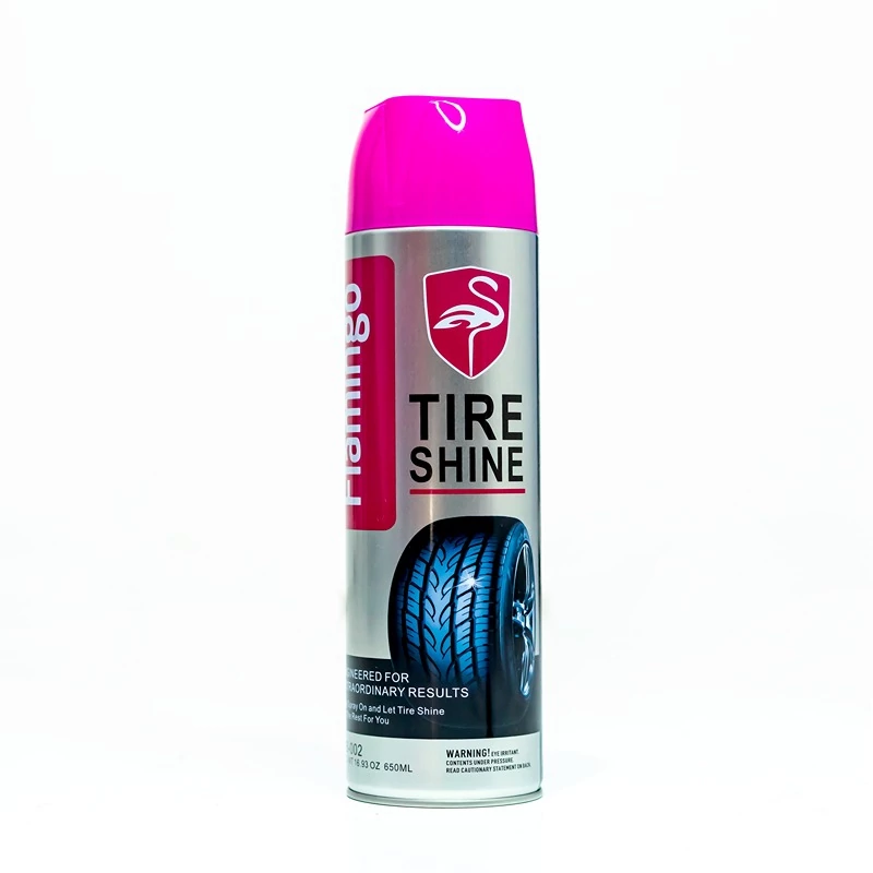 Flamingo Tyre Shine Engineered for Extraordinary Results for Shine & Preventing Cracking & Fading 650ml