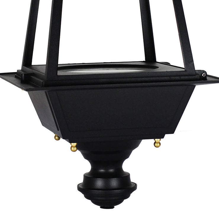 Tronic Black Garden Light Without Pole