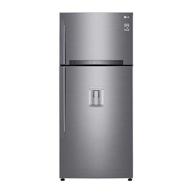 LG Refrigerator 509L Double Door with Water Dispenser, HygieneFresh, Linear & DoorCooling Technology, ThinQ Silver GN-F702HLHU