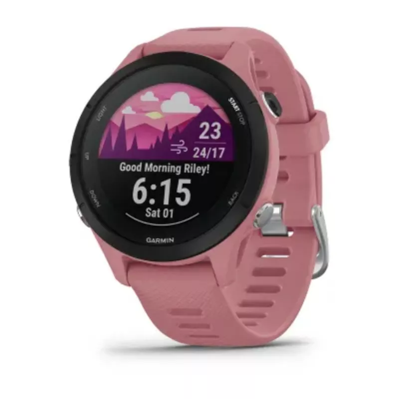 Garmin GPS Smart Runner Watch Forerunner 255S Basic 41mm with 12 Days Of Battery Life, 26 hours In GPS Mode, Built-in Triathlon Feature, 30+ Activity Profiles Light Pink EU/PAC 010-02641-13