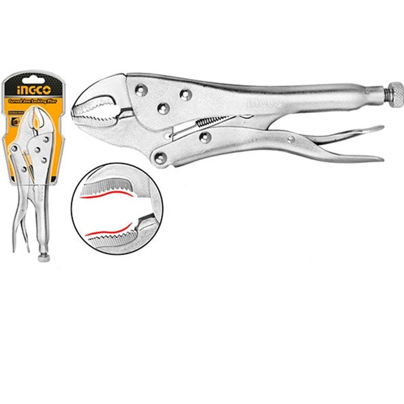 Ingco Curved Jaw Locking Plier 10" HCJLW0210