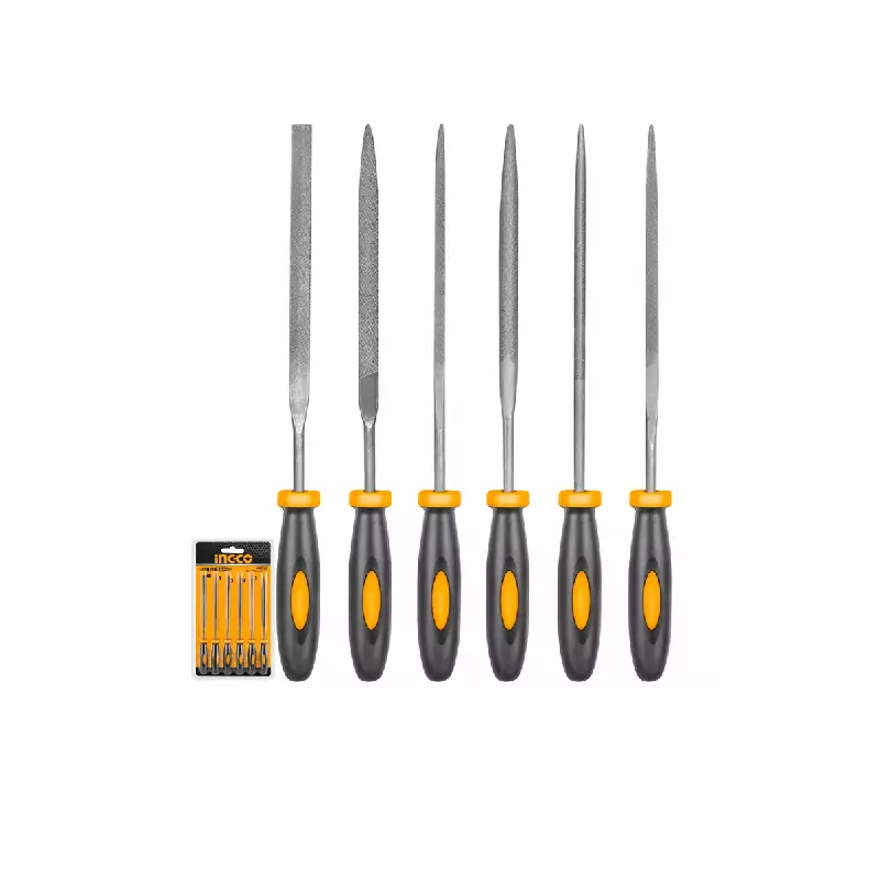 Ingco File Multipurpose 5.5"/140mm 6pcs Set HKTF63