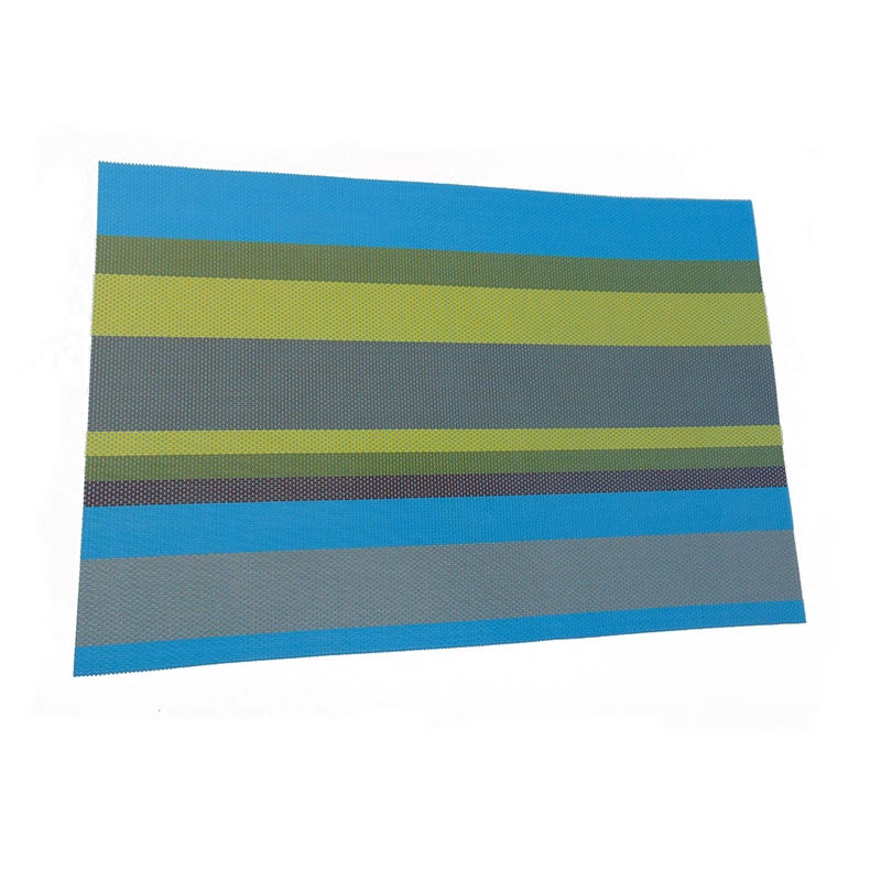 Bon Appetit Table Mat 530 Stripes Blue Green Grey Pack of 6 HM-BA39