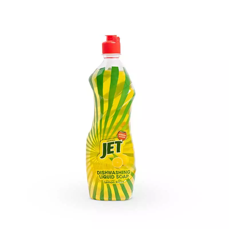 Jet Dishwashing Liquid Soap Lemon 750ml