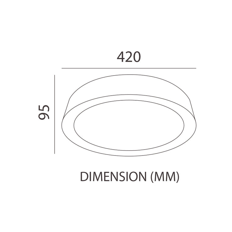 Tronic Decorative LED Changeable (3 Shades) Light