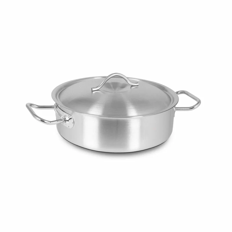 Kapp Shallow Casserole with Lid 32x15cm 12.1L Commercial Horeca Use KP-30143215