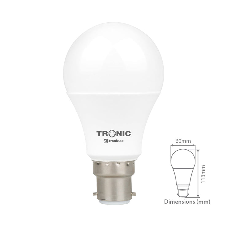 Tronic 9 Watts Colour Changing LED B22 (Pin) Bulb