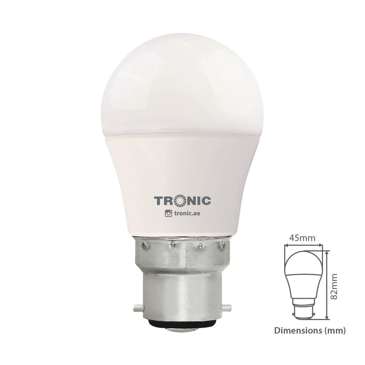 Tronic 5 Watts Golf Daylight LED B22 (Pin) Bulb