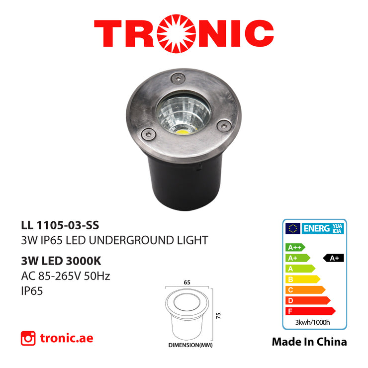 Tronic Inground Light 3W