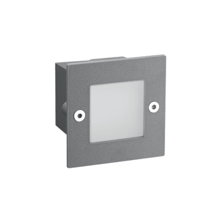 Tronic Square Dark Grey 2 Watts Step Light