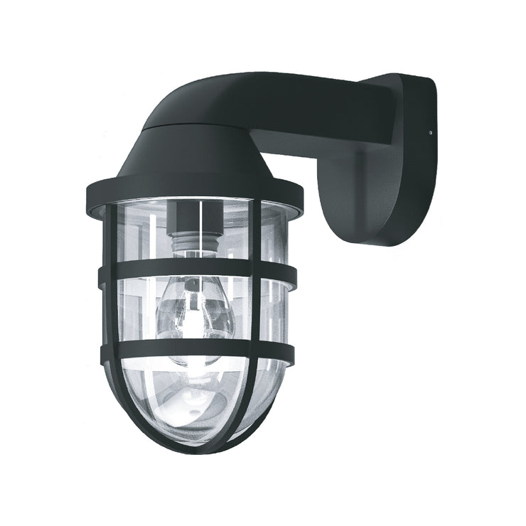 Tronic Oval Shaped Clear Aluminium Wall Light LL 5002-BK