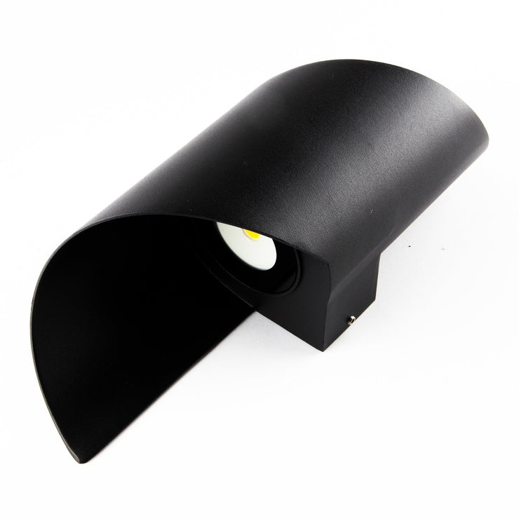 Tronic Black Spiral Wall Light