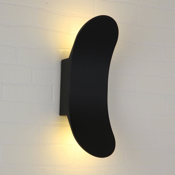 Tronic Simple Black LED Wall Light