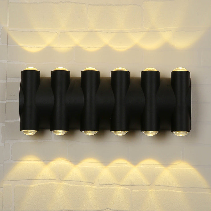 Tronic Black Up & Down LED Wall Light