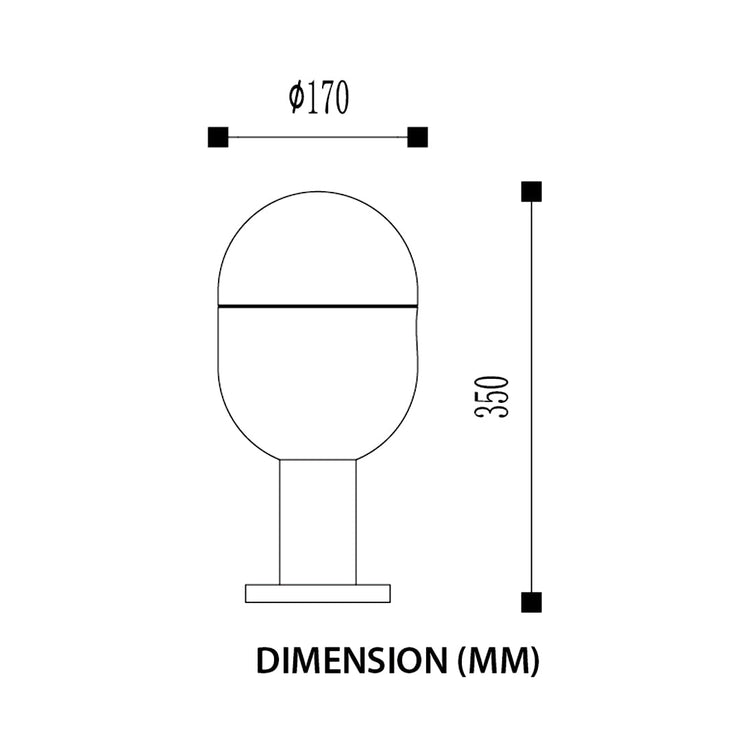 Tronic Black Gate Light