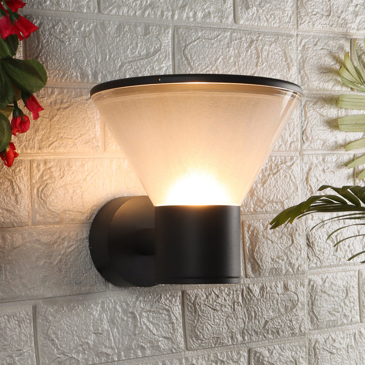 Tronic Black Cone-Shaped Wall Light