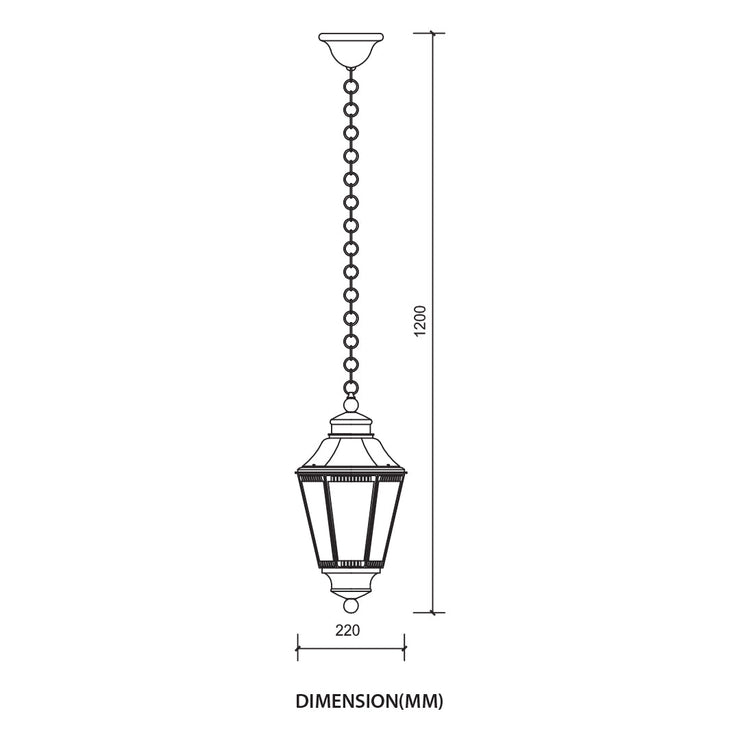 Tronic Ornamental Outdoor Hanging Lamp