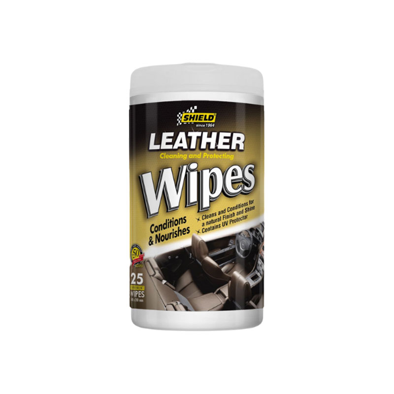 Shield-Auto Leather Care Wipes 25s SH151