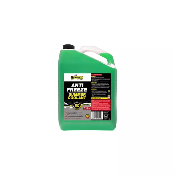 Shield Auto Anti-Freeze Summer Coolant 50% Concentrate 5L Green SH1542