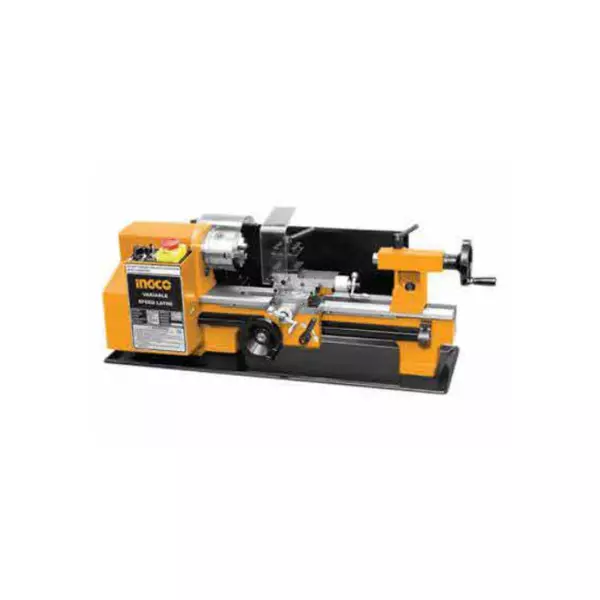 Ingco Metal Lathe Machine 250W with Variable Speed & Four Position Turret Post ML2503001