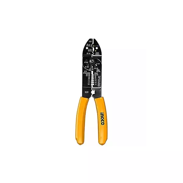 Ingco Wire Stripper 8.5"/215mm with Sharp Edge, Push Down Wire Function HWSP851