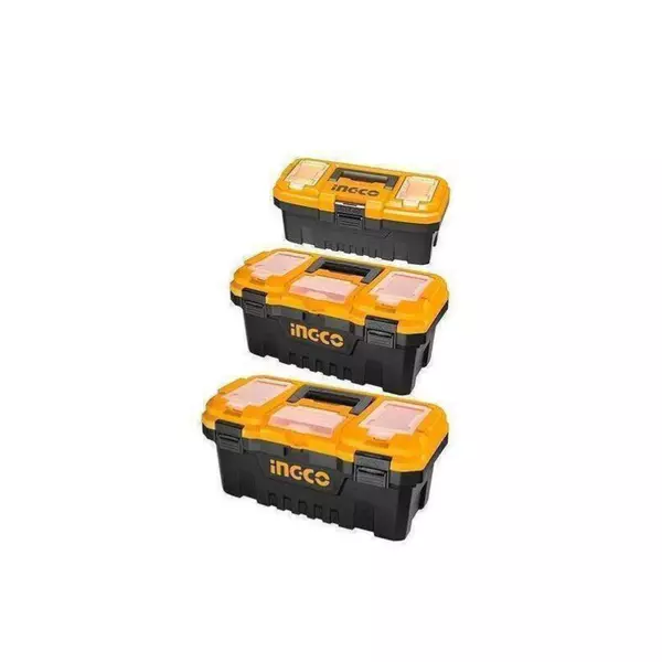 Ingco 3pcs Plastic Tool Box Set 14" 17" 20" PBXK0301