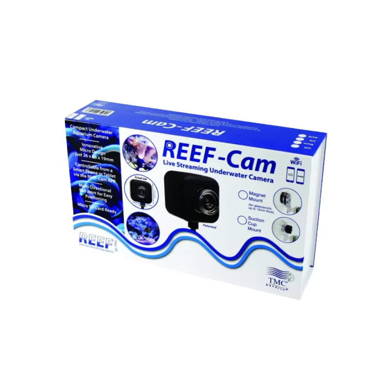 REEF-Cam Underwater Camera with WiFi, 26 x 26 x 19mm, iOS & Android Compatible