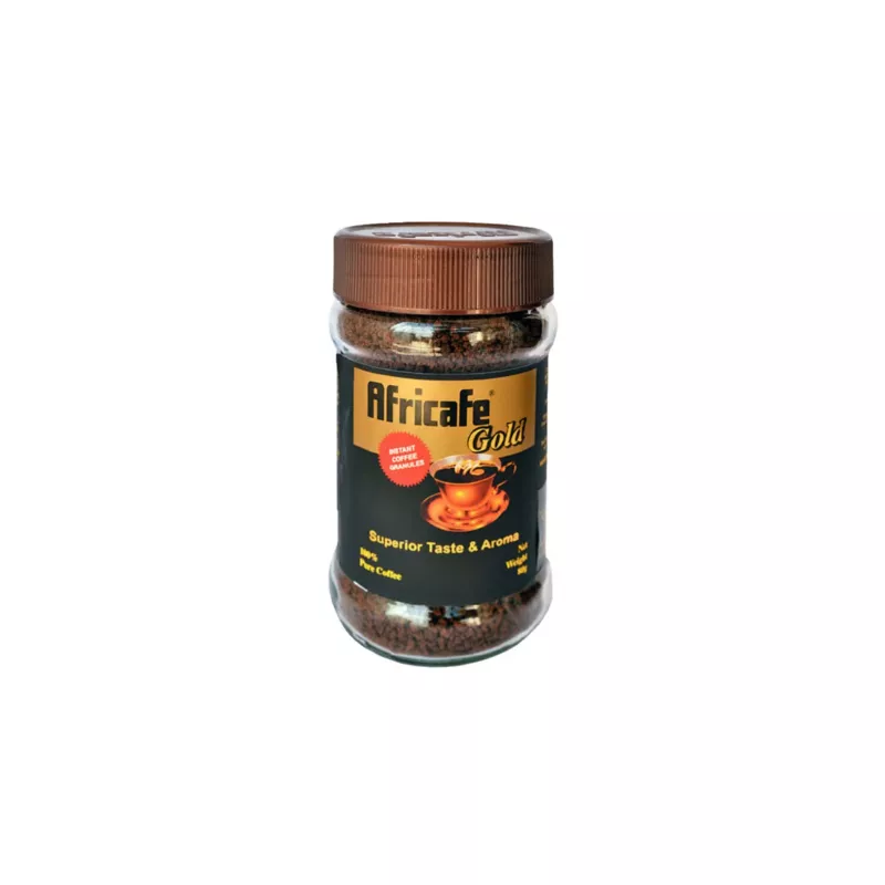 Africafe Gold Instant Coffee Jar 80g AF006 (Pack of 12)