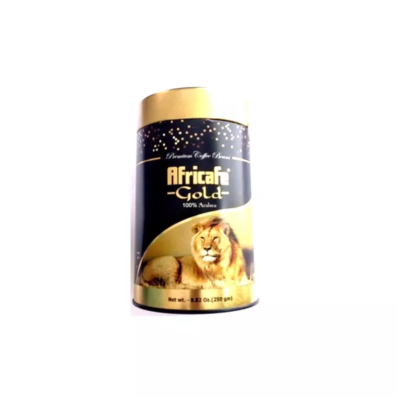 Africafe Gold Coffee Tin 250g AF026 (Pack of 12)