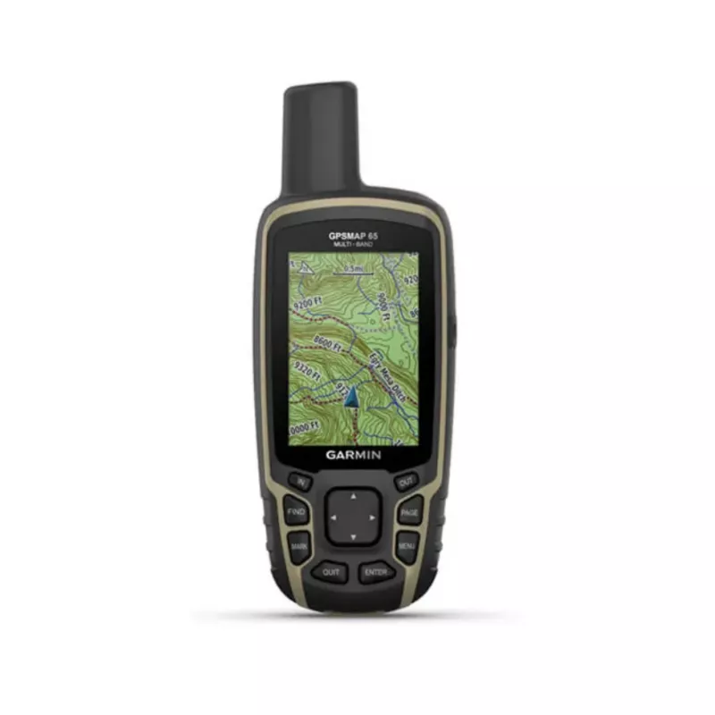 Garmin Traditional Handheld GPS GPSMAP 65 with Multi-band/Multi-GNSS, 2.6-inch Colour Display & Preloaded Maps, Cross The Countryside With Topoactive Africa Maps, Up To 16 Hours Of Battery Life In GPS Mode 010-02451-02