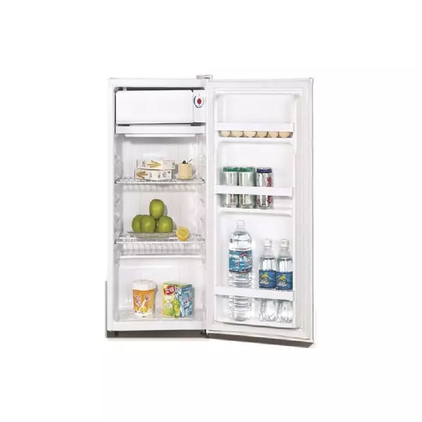 Sharp Mini Bar Refrigerator 125L Single Door with Lock & Key, Inner LED Light, Silver, China SJ-K135X-WH3