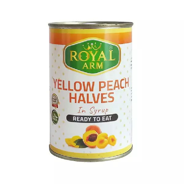 Royal Arm Yellow Peach Halves 820g (Pack of 12)