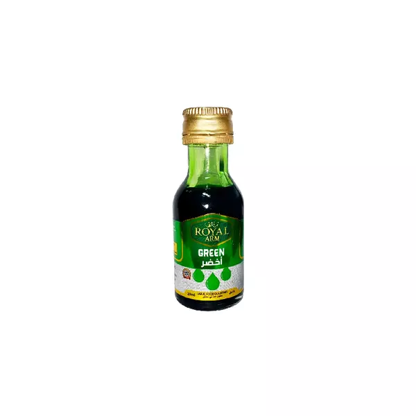 Royal Arm Food Color Green 28ml (Pack of 144)