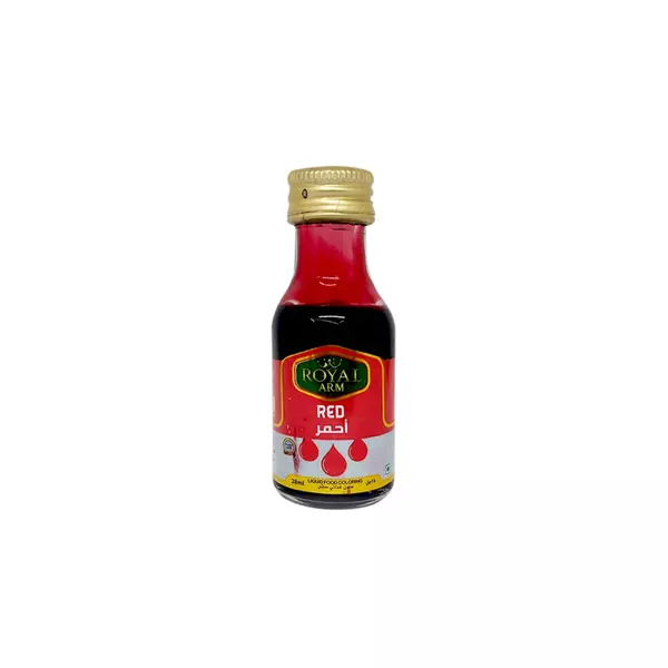 Royal Arm Food Color Red 28ml (Pack of 144)