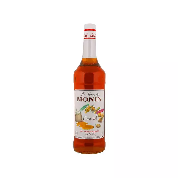 Monin Caramel Flavored Syrup 1L (Pack of 6)