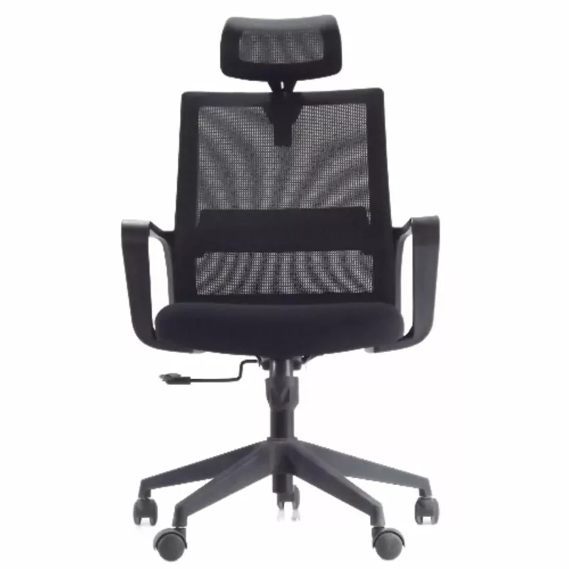 Generic Office Chair High Back Butterfly Mechanism Nylon Base Black P-W25A