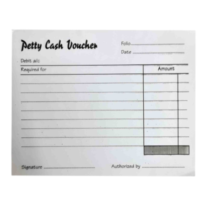 Maxons Petty Cash Voucher Pad P01169