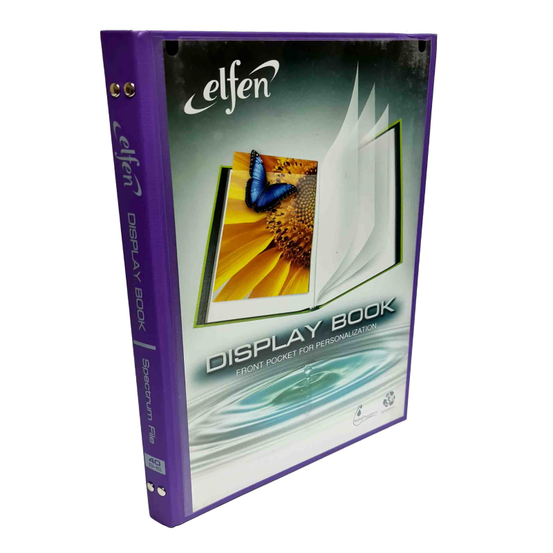 Elfen Display File A4 40 Pockets P03956