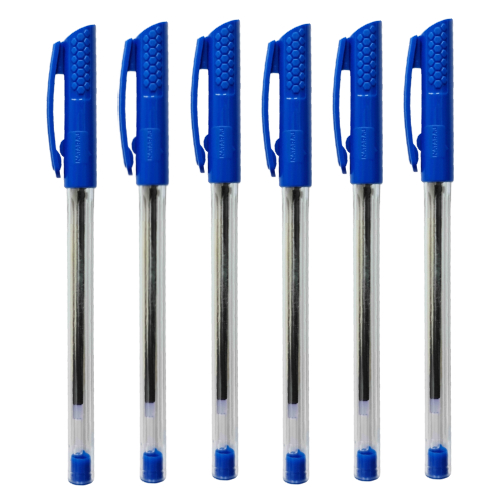 Nataraj Surfer Ball Fine Pen 0.7mm 6pcs Blue P04753