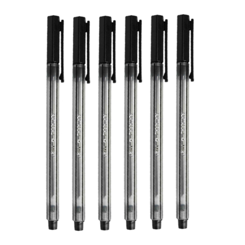 Nataraj Mist Pen 621 0.7mm 6pcs Black P06234