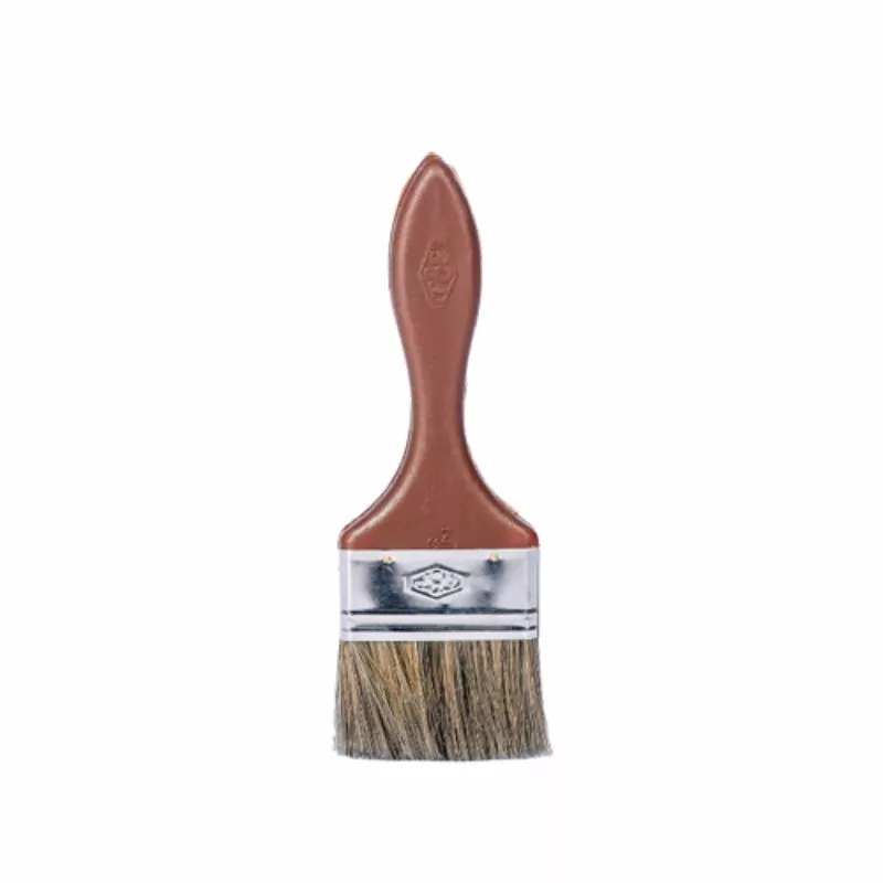 TBP Flat Paint Brush Pure Bristles 3" Pack of 40