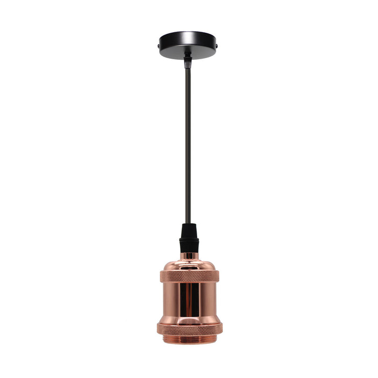 Tronic Hanging E27(Screw) Pendant Holder Rose Gold