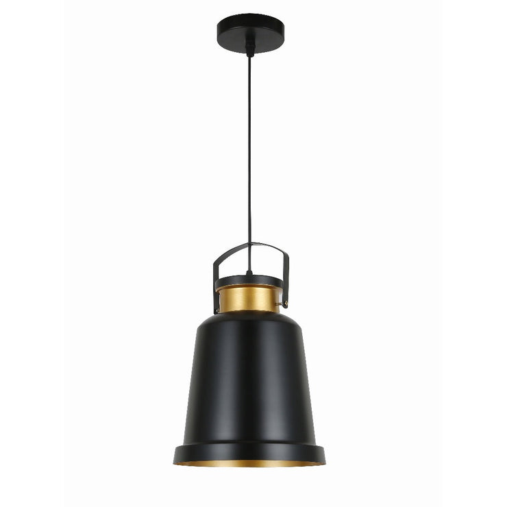 Tronic Black Modern Industrial Pendant