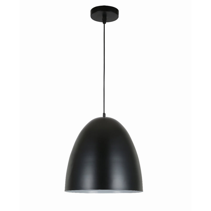 Tronic Black Dome Pendant Light