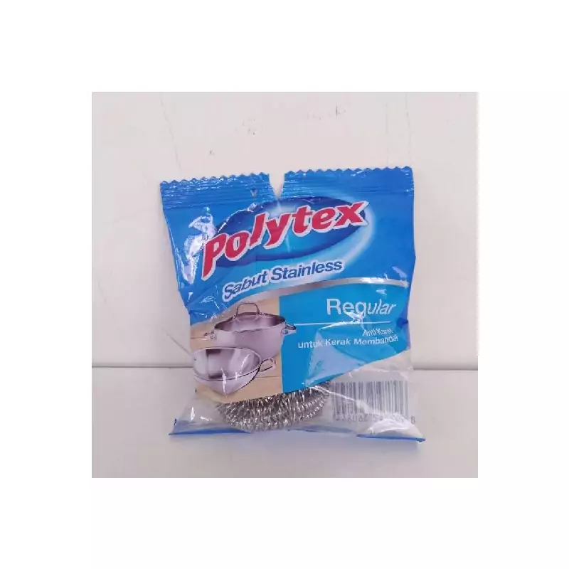 Polytex Scourer Stainless Steel 12.5gm (Pack of 72)