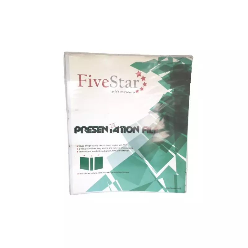 Five Star Presentation File 2 Ring 1" FS-PF-2R-1