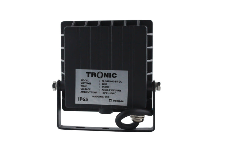 Tronic Black LED Floodlight 20Watts